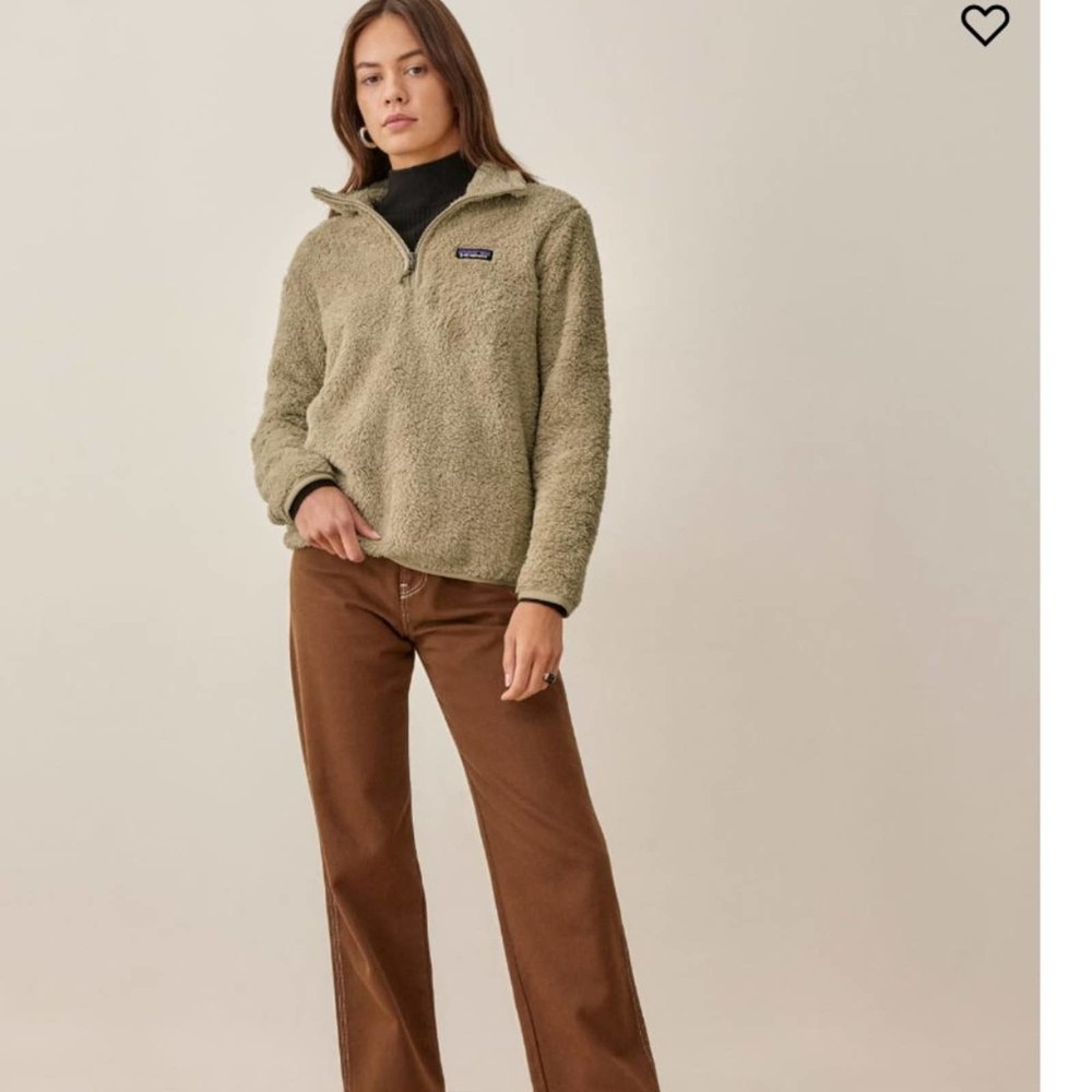 Patagonia Olive Green Fleece Jacket